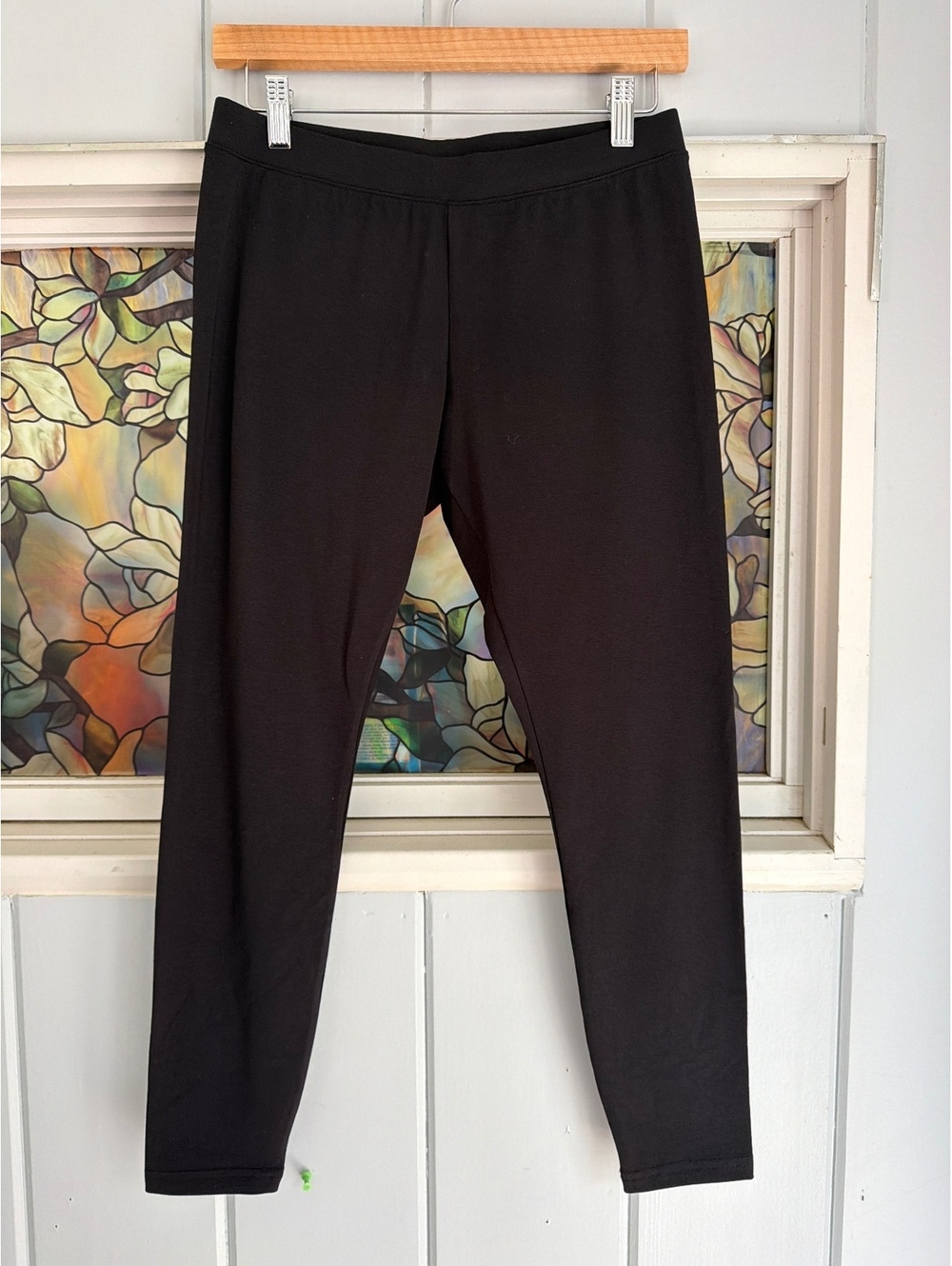 L.L.Bean Black Leggings size small p